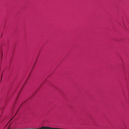 Womens UK Size 10 Marks and Spencer Purple Basic Blouse