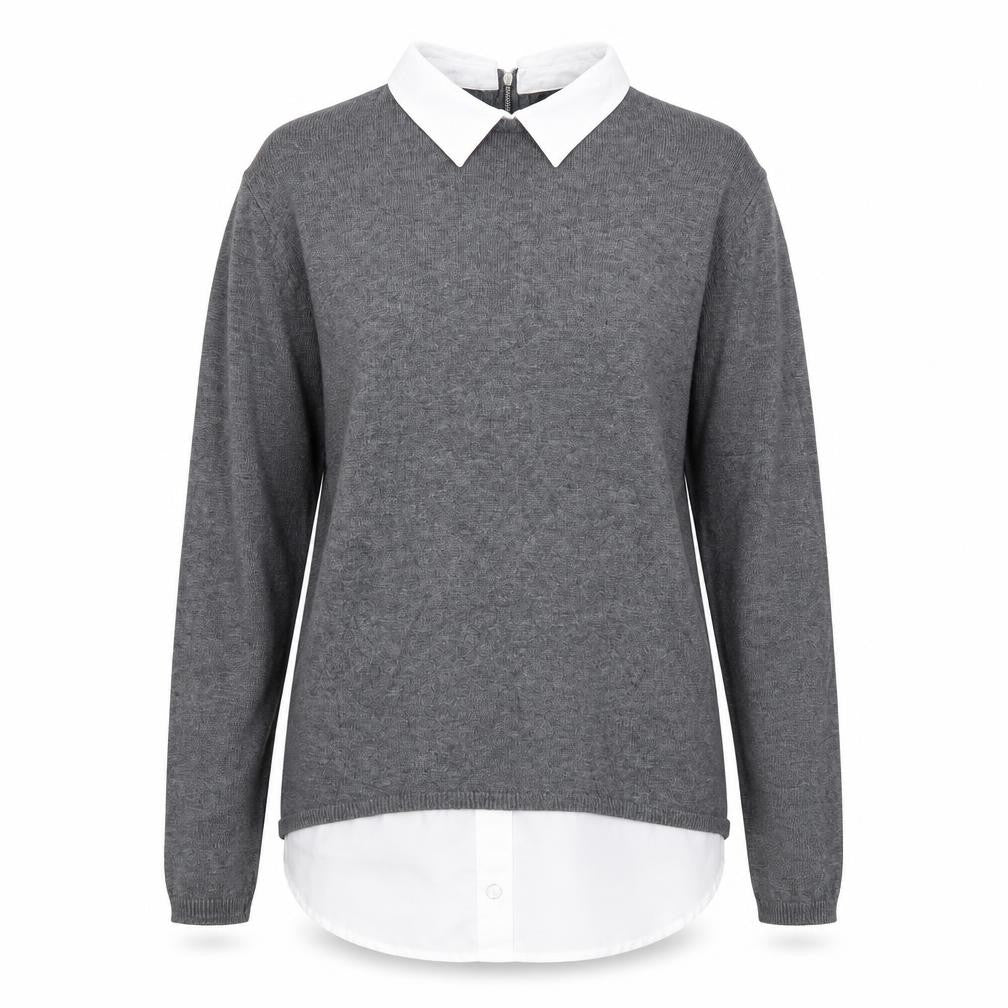 Womens UK Size 8 Atmosphere Grey Pullover Jumper