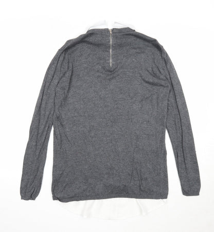 Womens UK Size 8 Atmosphere Grey Pullover Jumper