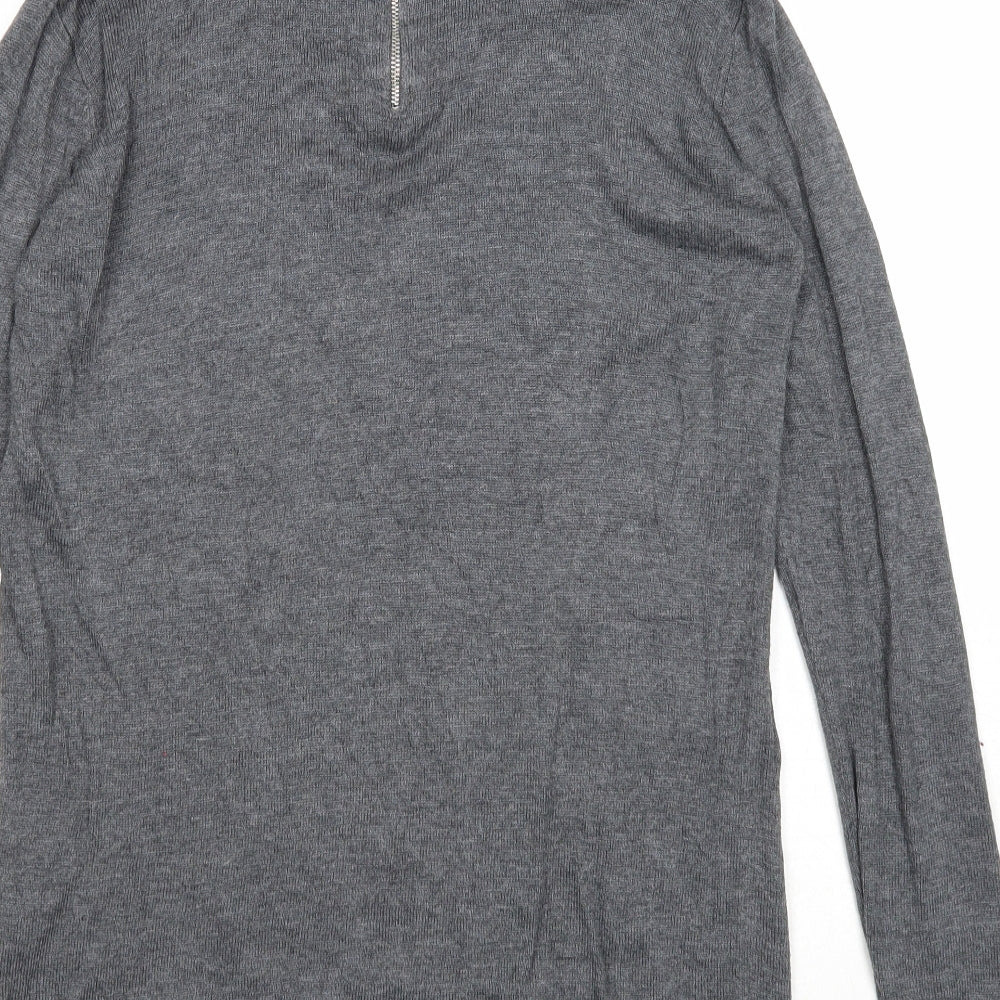 Womens UK Size 8 Atmosphere Grey Pullover Jumper