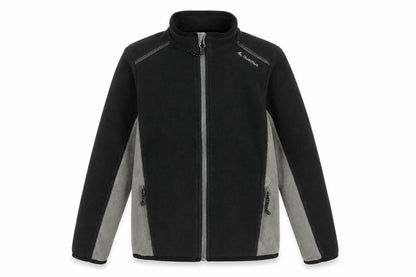 Quechua Boys Grey Geometric Jacket Size 10 Years Zip