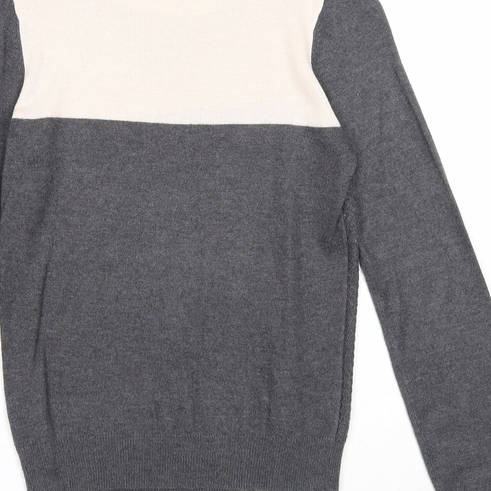 Womens UK Size 8 Dorothy Perkins Grey Pullover Jumper
