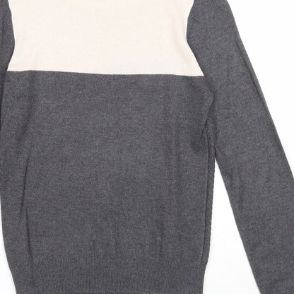 Womens UK Size 8 Dorothy Perkins Grey Pullover Jumper