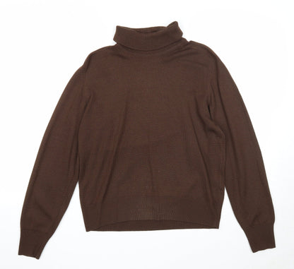 Womens UK Size M Escorpion Brown Pullover Jumper