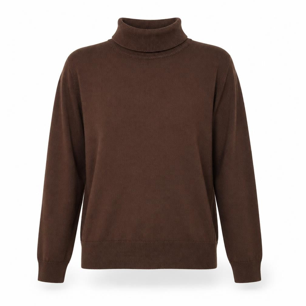 Womens UK Size M Escorpion Brown Pullover Jumper