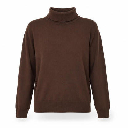 Womens UK Size M Escorpion Brown Pullover Jumper