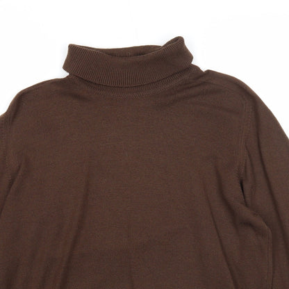 Womens UK Size M Escorpion Brown Pullover Jumper