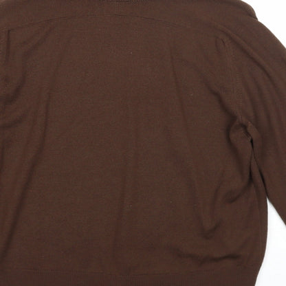 Womens UK Size M Escorpion Brown Pullover Jumper