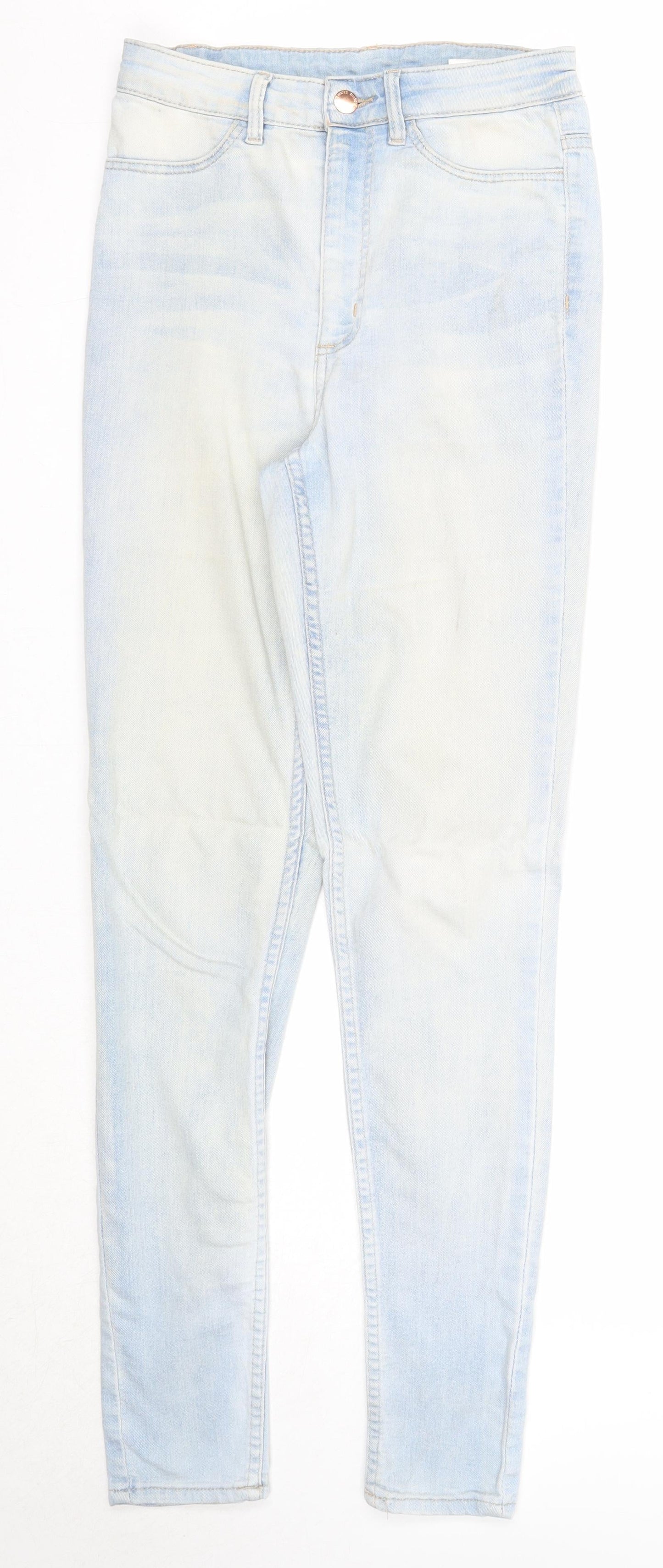 Womens UK Size 10 Divided Regular Fit Skinny Blue Jeans