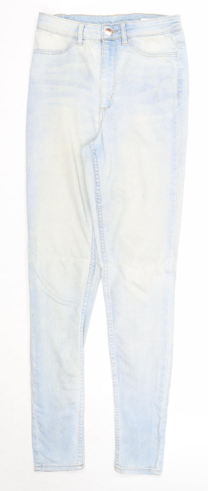 Womens UK Size 10 Divided Regular Fit Skinny Blue Jeans