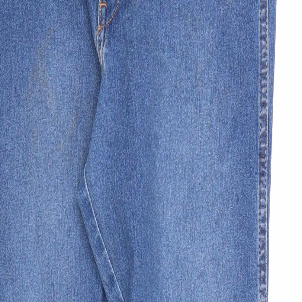Womens UK Size 30 in H&M Regular Fit Straight Blue Jeans