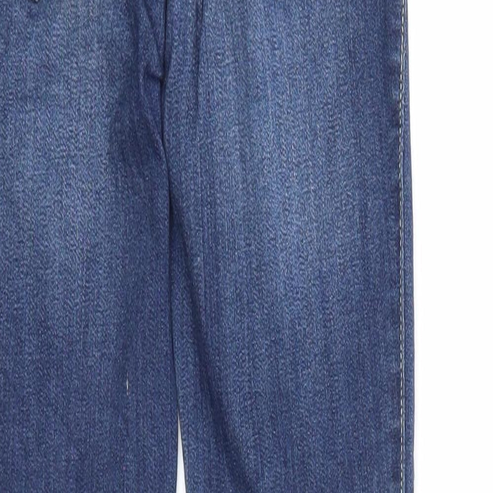 Hollister Womens Blue Cotton Skinny Jeans Size 23 in L26 in Regular Zip