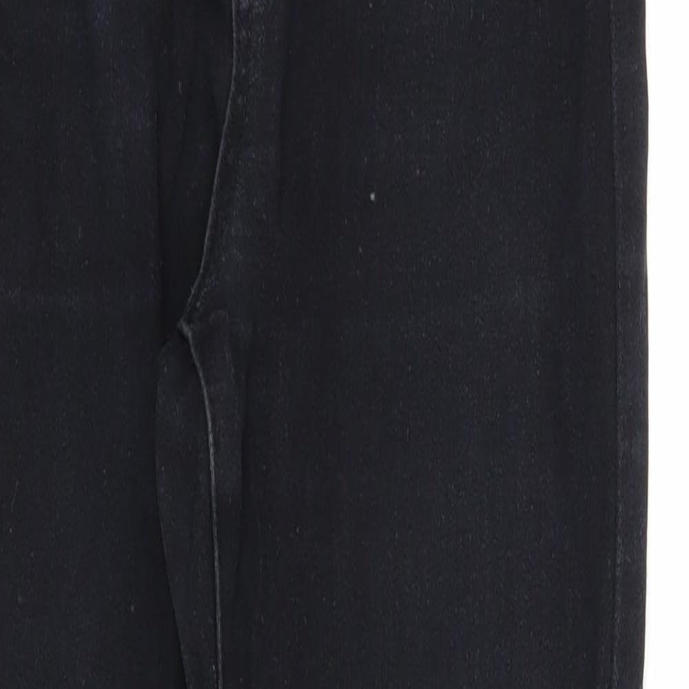 FOREVER 21 Womens Black Cotton Skinny Jeans Size 26 in Regular Zip