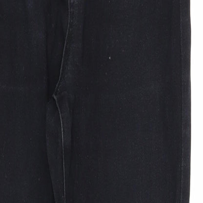 FOREVER 21 Womens Black Cotton Skinny Jeans Size 26 in Regular Zip