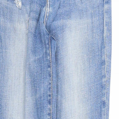 Gap Womens Blue Cotton Skinny Jeans Size 26 in Regular Zip