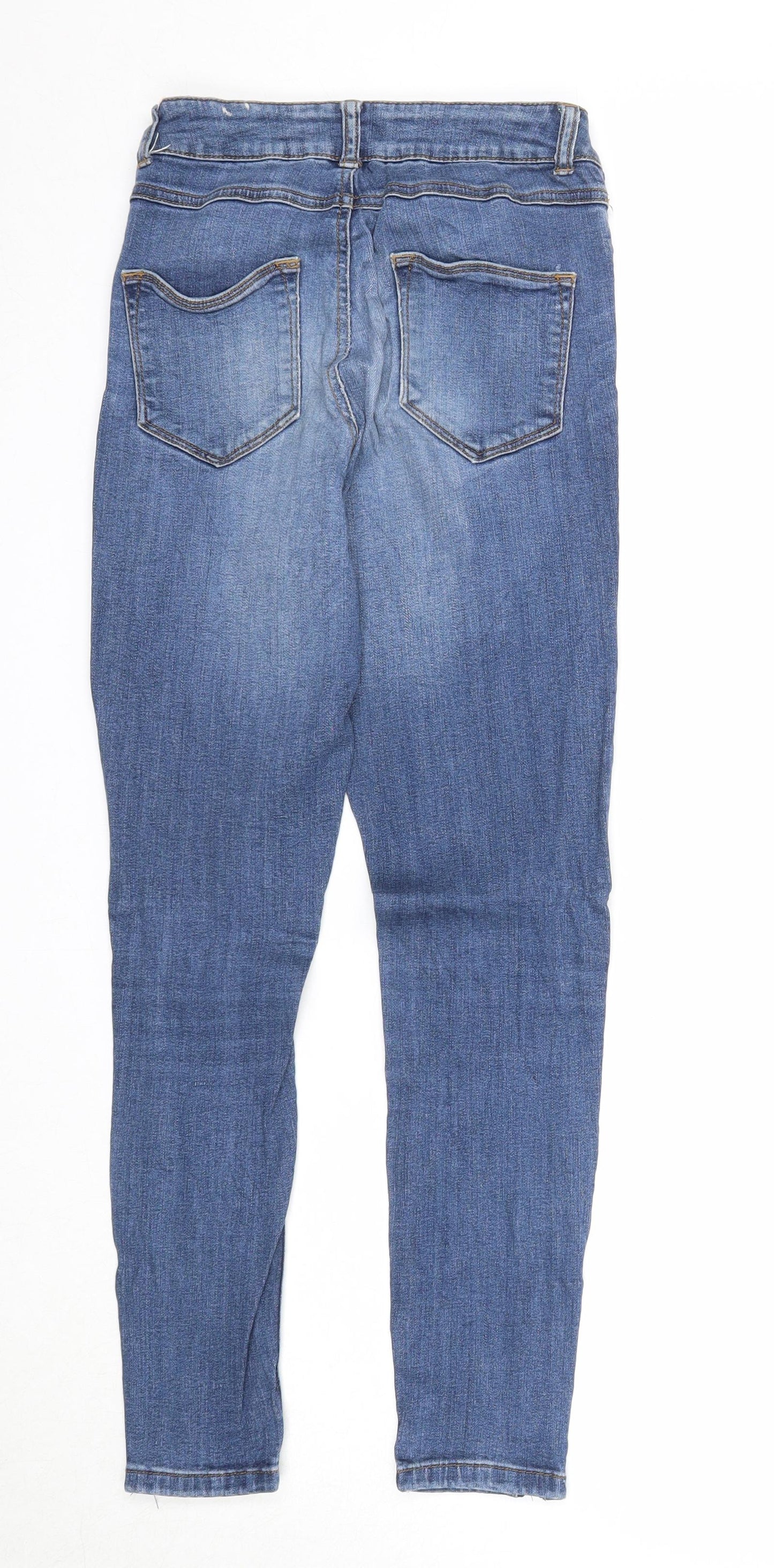 Womens UK Size 6 DP Denim Regular Fit Skinny Blue Jeans