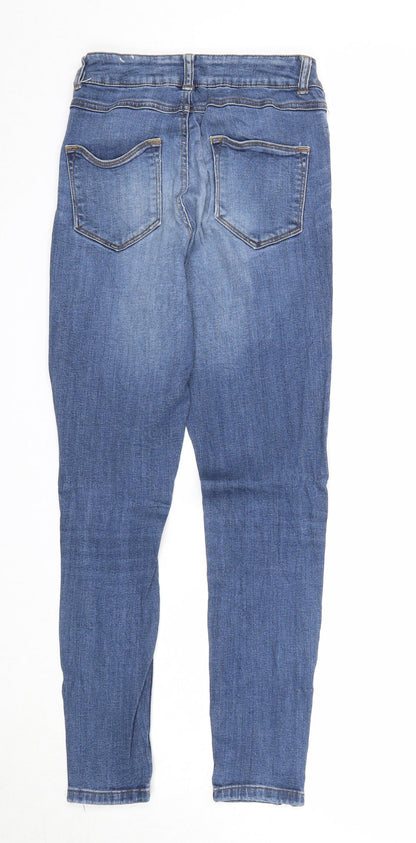Womens UK Size 6 DP Denim Regular Fit Skinny Blue Jeans