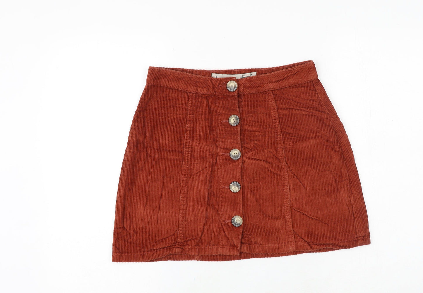 Womens UK Size 8 Denim & Co. A-Line Corduroy Skirt