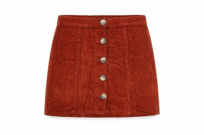 Womens UK Size 8 Denim & Co. A-Line Corduroy Skirt