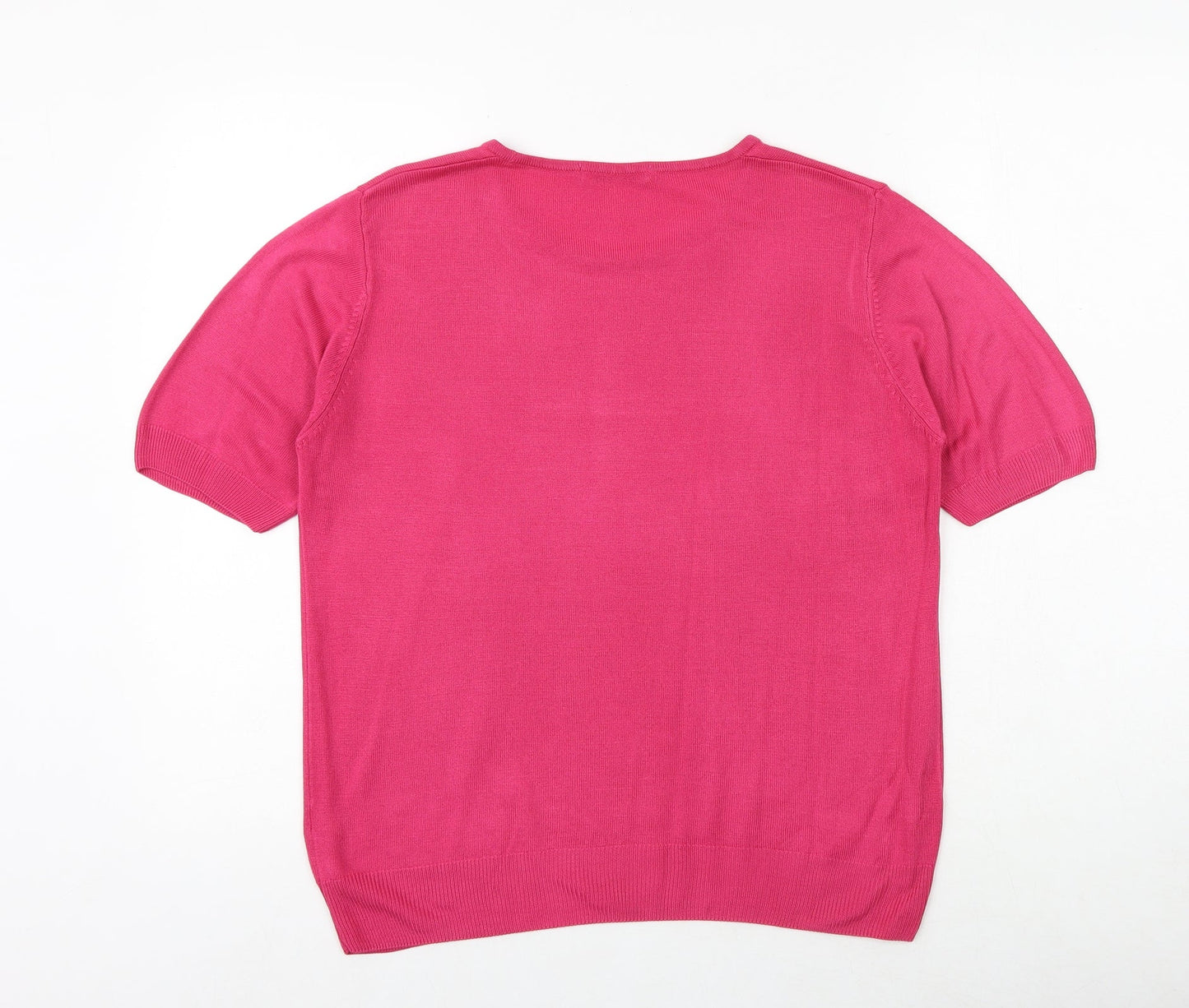 Womens UK Size 16 Marks and Spencer Pink Pullover Jumper