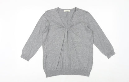 Womens UK Size 14 Marks and Spencer Grey Pullover Jumper