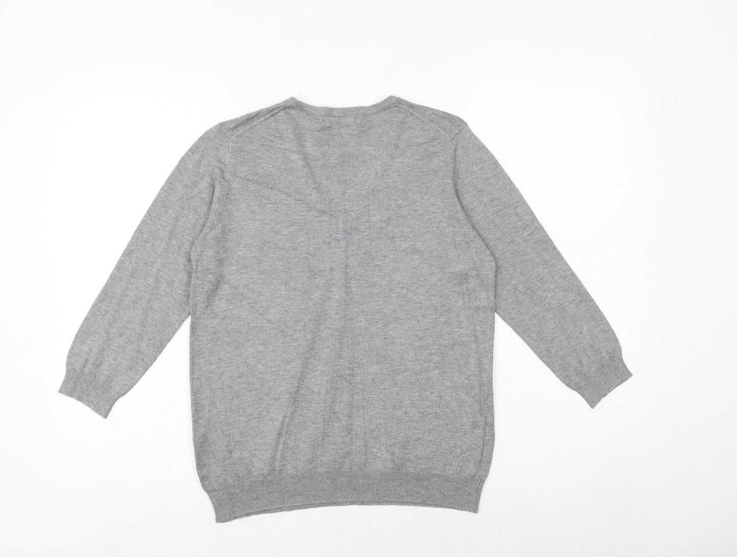Womens UK Size 14 Marks and Spencer Grey Pullover Jumper