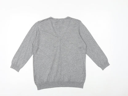 Womens UK Size 14 Marks and Spencer Grey Pullover Jumper