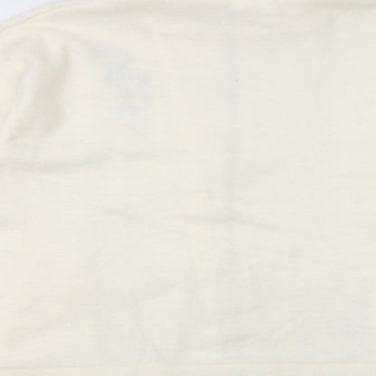Anne de Lancey Womens Ivory Polyester Jacket Size L Zip