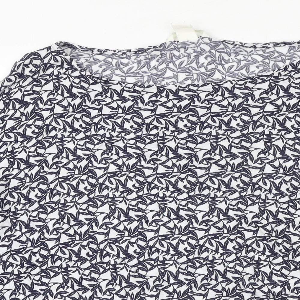 Womens UK Size L H&M Blue Basic Blouse