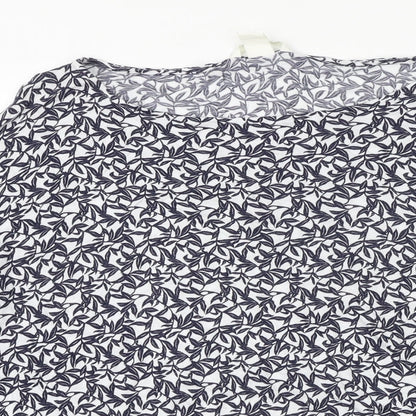 Womens UK Size L H&M Blue Basic Blouse