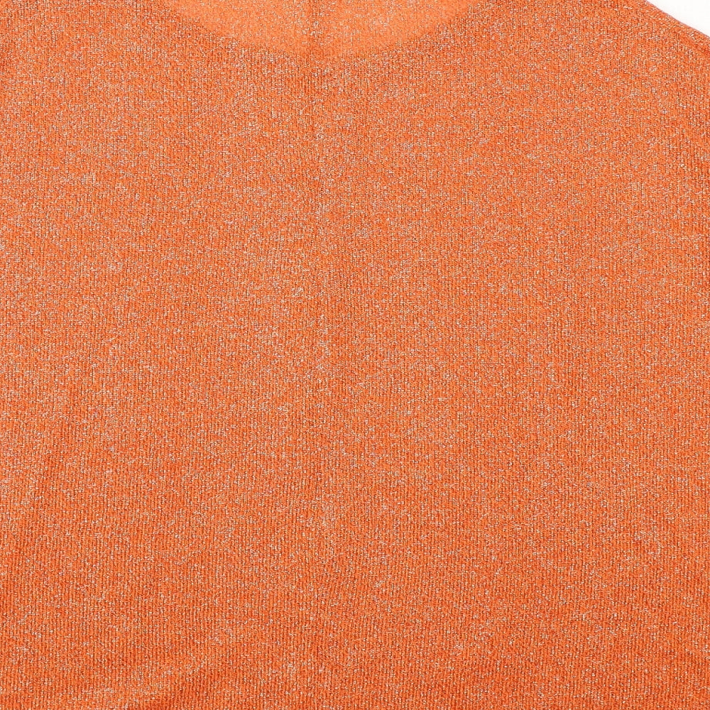 Womens UK Size 16 NEXT Orange Basic Blouse