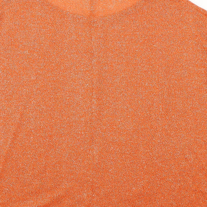 Womens UK Size 16 NEXT Orange Basic Blouse