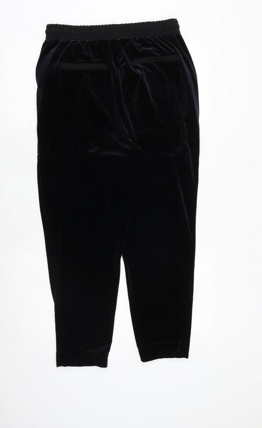 Womens UK Size 12 Very Regular Fit Jogger Blue Trousers