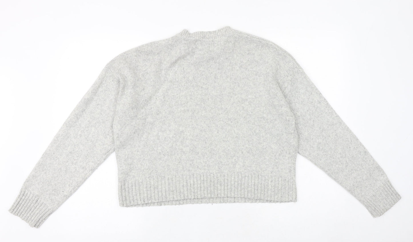 Womens UK Size M New Look Grey Pullover Jumper