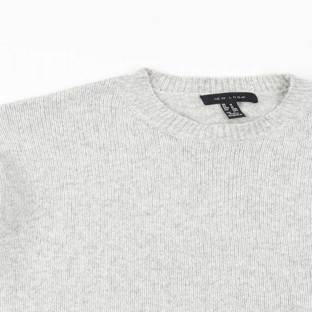 Womens UK Size M New Look Grey Pullover Jumper