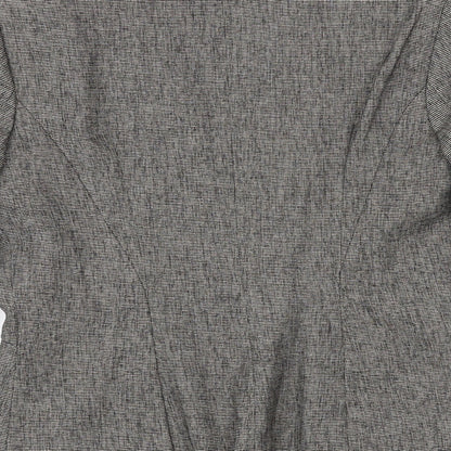 NEXT Womens Brown Viscose Jacket Blazer Size 10