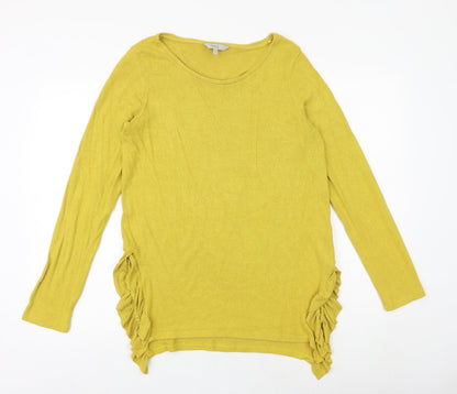 Womens UK Size 10 NEXT Yellow Pullover Jumper