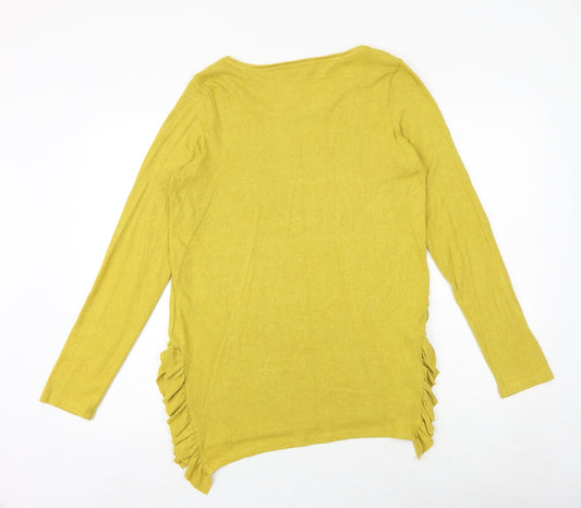 Womens UK Size 10 NEXT Yellow Pullover Jumper