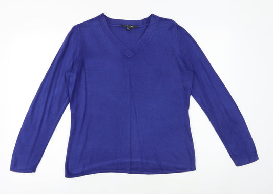 Womens UK Size 12 Bonmarché Blue Pullover Jumper