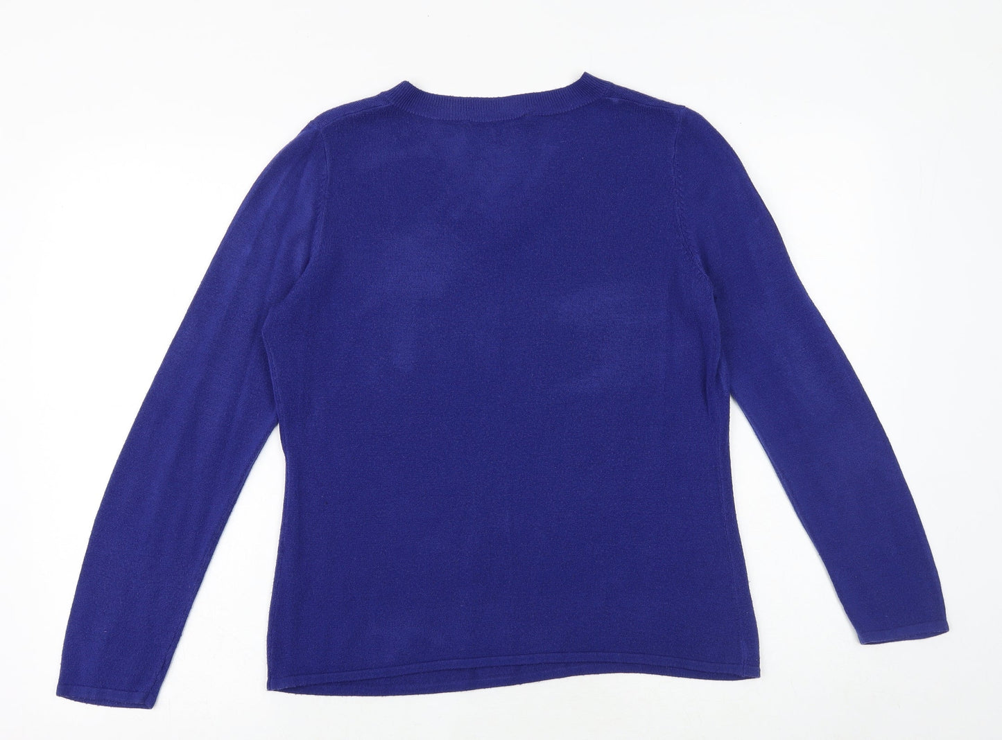 Womens UK Size 12 Bonmarché Blue Pullover Jumper