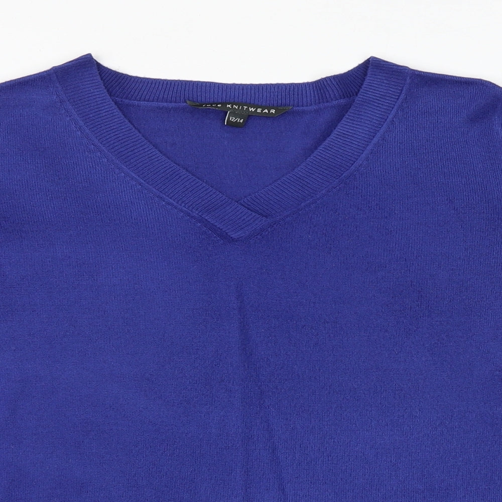 Womens UK Size 12 Bonmarché Blue Pullover Jumper