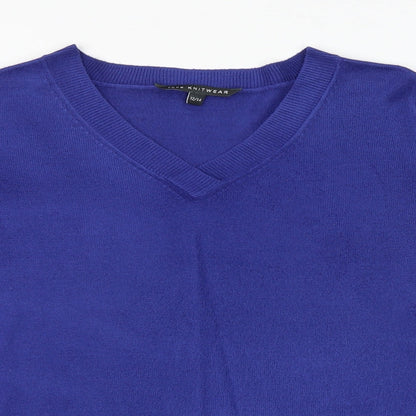 Womens UK Size 12 Bonmarché Blue Pullover Jumper