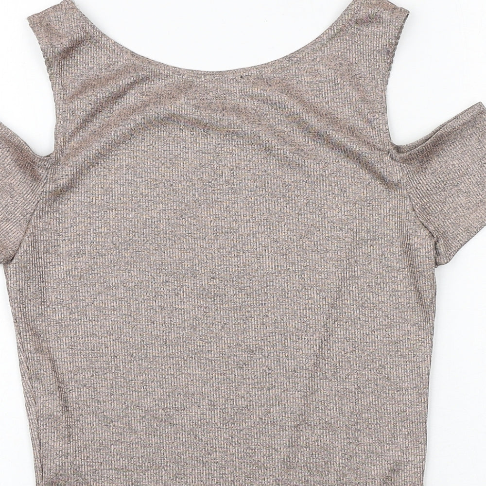 Womens UK Size 8 New Look Pink Basic Tank
