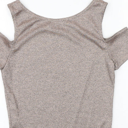 Womens UK Size 8 New Look Pink Basic Tank