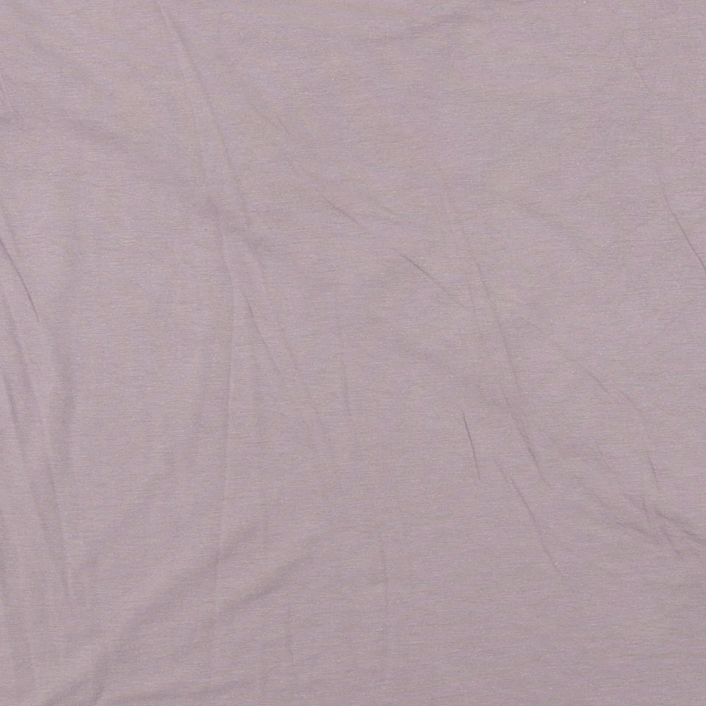 Womens UK Size 10 Topshop Purple Basic T-Shirt
