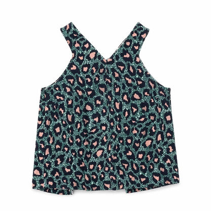 Womens UK Size XS H&M Green Basic Tank