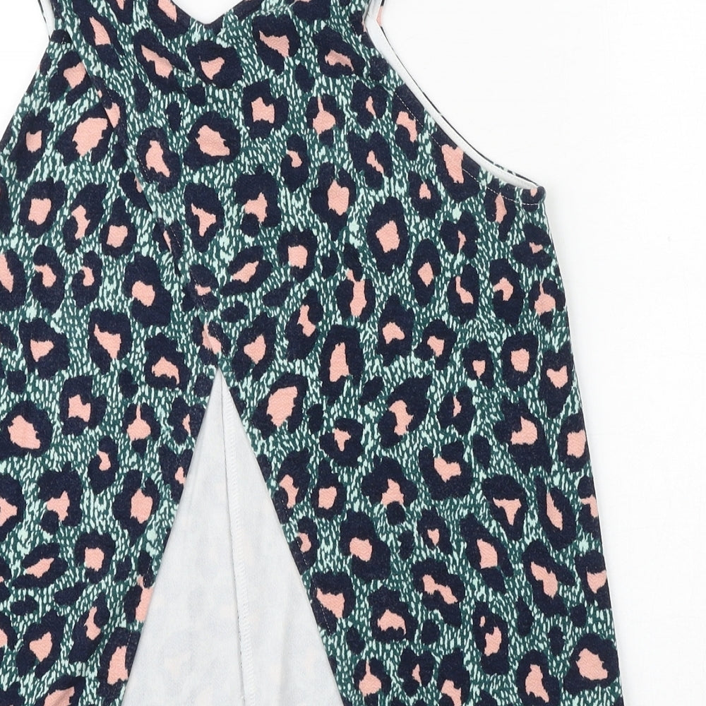 Womens UK Size XS H&M Green Basic Tank