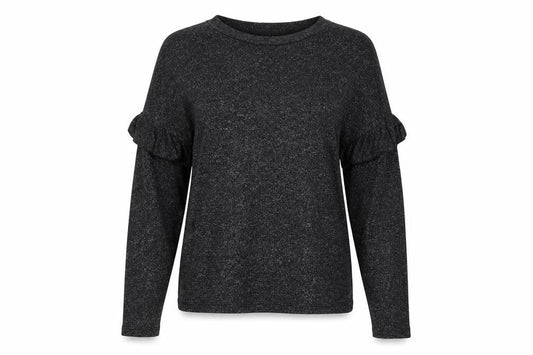 Womens UK Size 8 F&F Grey Basic Blouse