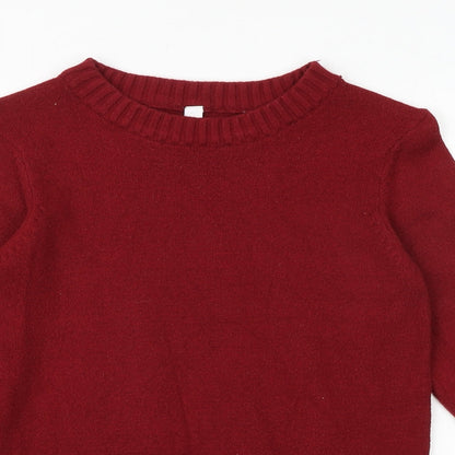 Womens UK Size M Soyaconcept Red Pullover Jumper