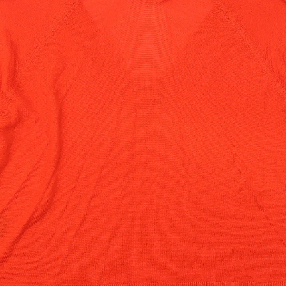 Womens UK Size M H&M Orange Pullover Jumper